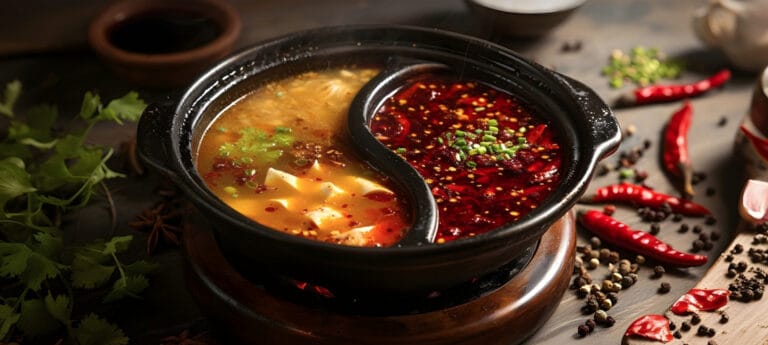A Typical Chinese hot pot.